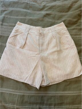 Halara Women's Striped Casual Shorts with Elastic Waistband, Size Large